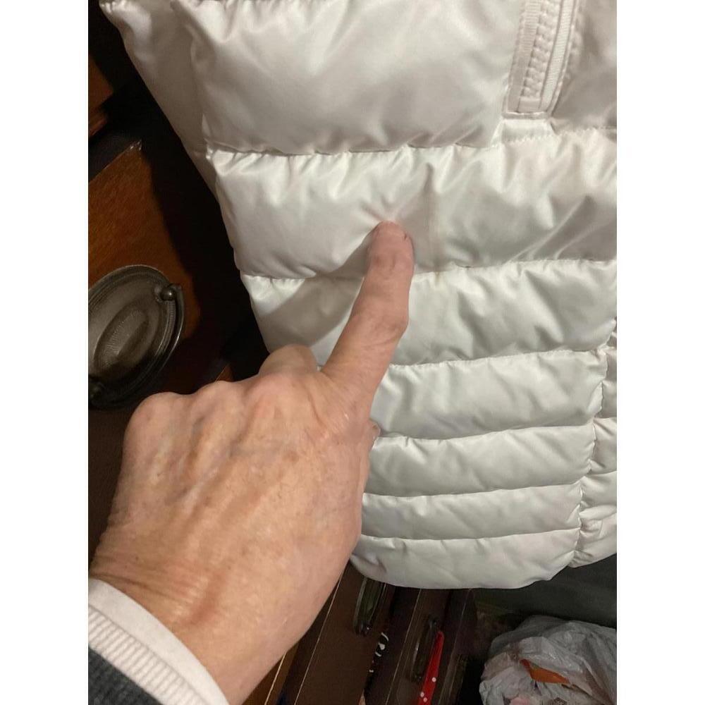 Liz Claiborne White Women's Puffer Coat with Hood XL - Picture 6 of 15